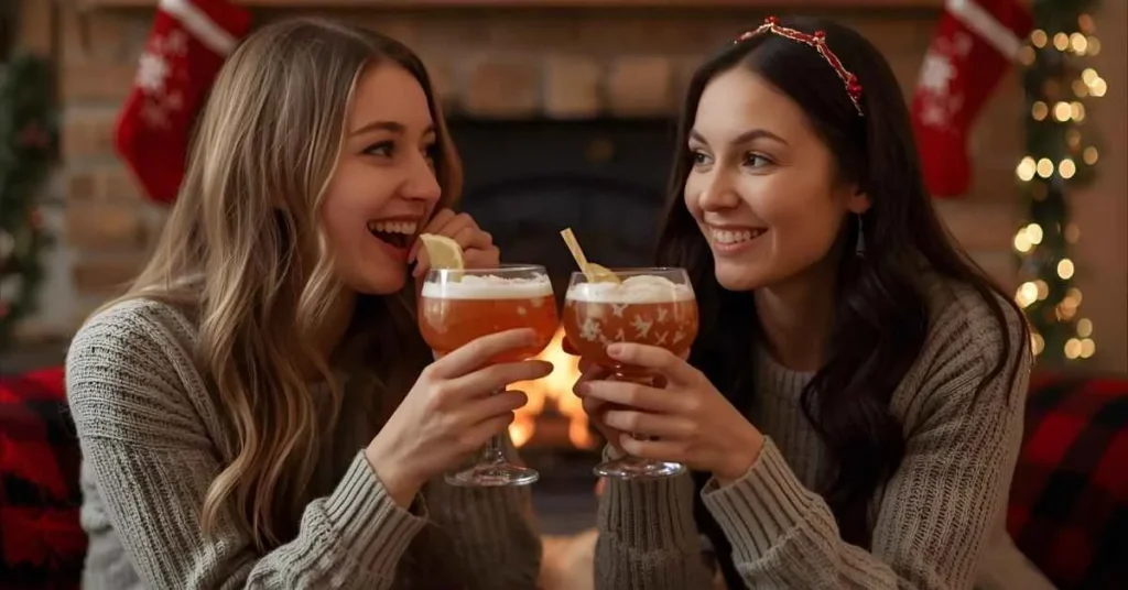 Cute & Flirty Christmas Drinking Puns