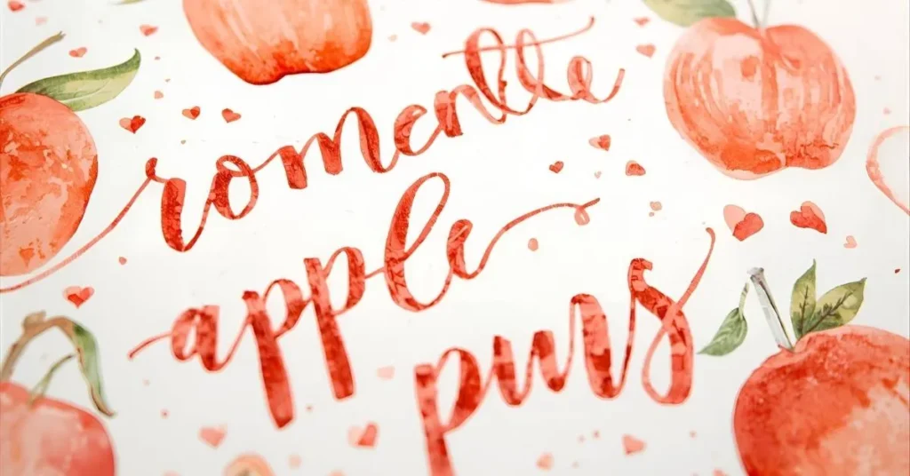 Romantic Apple Puns