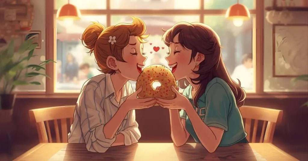 Romantic Funny Bagel Puns